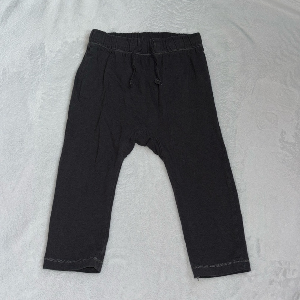 H&M gray pants 12-18 months baby boy clothing organic cotton